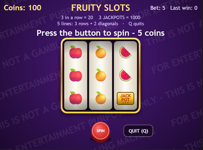 Fruity SLots